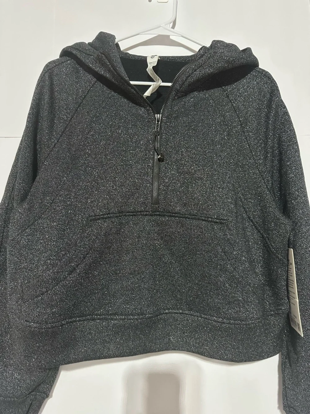 Lululemon Athletica Scuba Oversized Half Zip Hoodie- Sparkle
